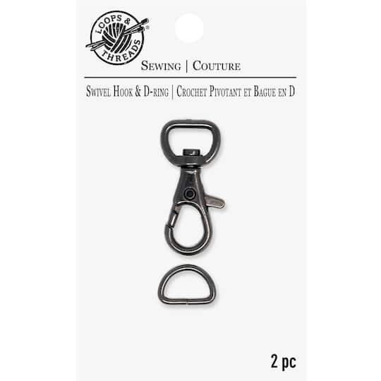 Swivel Hook D-Ring By Loops Threads® Michaels